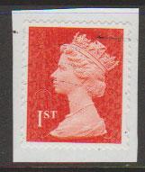 GB QE II Machin SG U2968e - 1st vermillion  - date code M12L - Source  T 