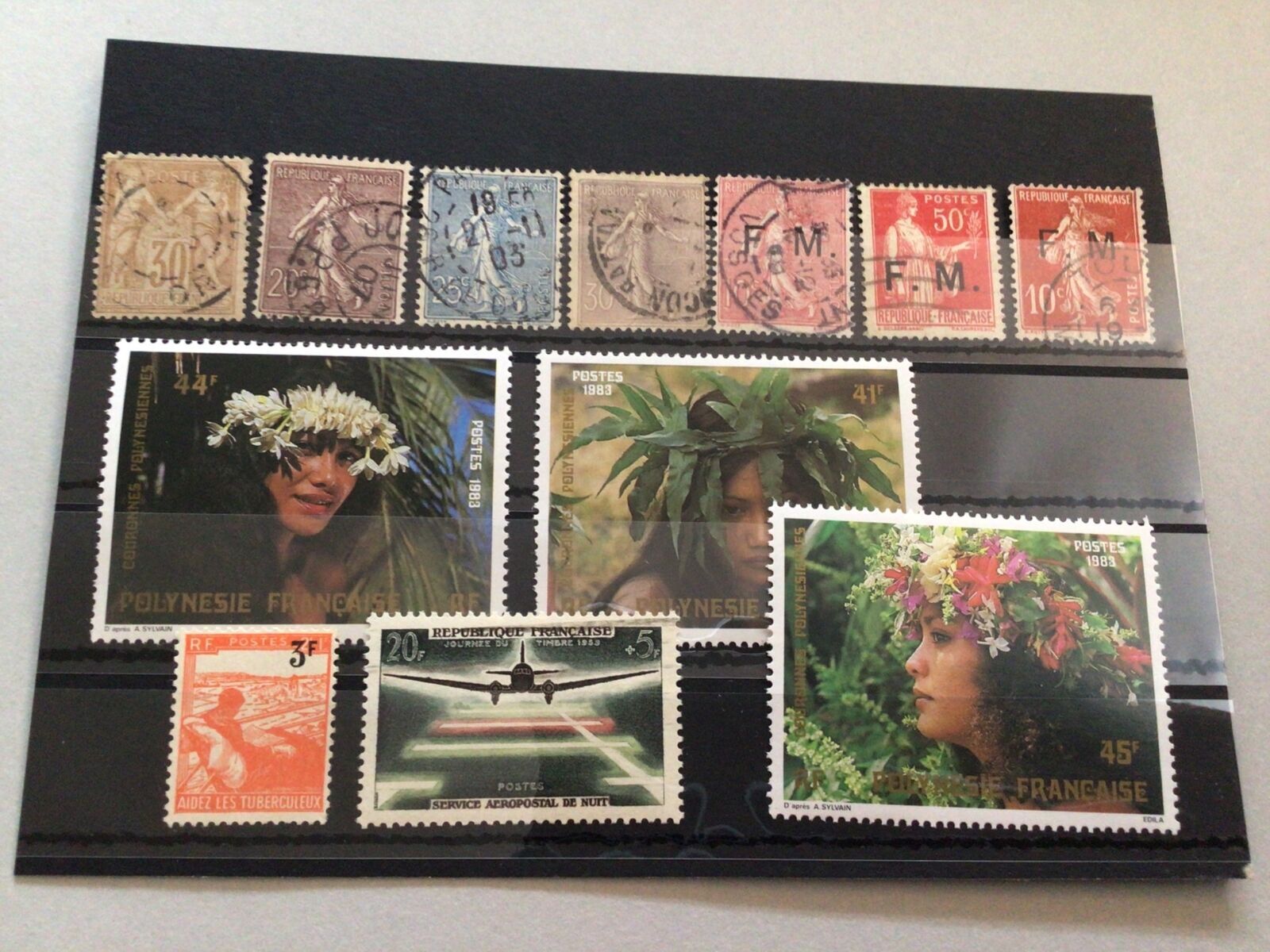 French Polynesia mounted mint or used stamps Ref 64674 Australia