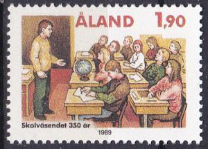 Finland-Aland Isls.  57 MNH 1989 Educational System Anniv.