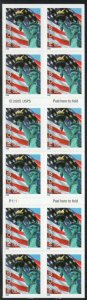 2006 39c Statue of Liberty & Flag, Booklet of 20, SA Scott 3966 Mint F/VF NH