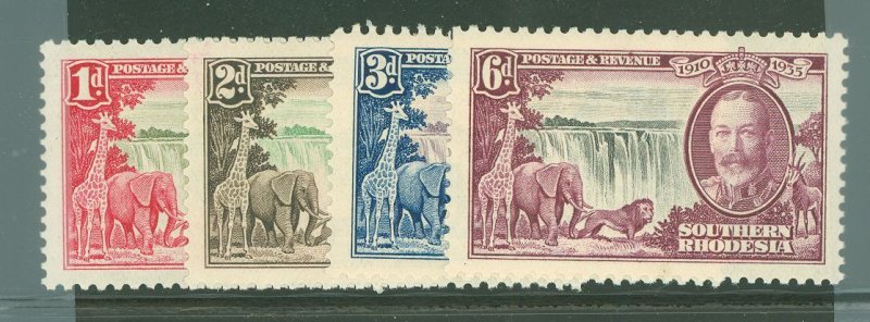 Southern Rhodesia #33-36 Mint (NH) Single (Complete Set) (Jubilee)