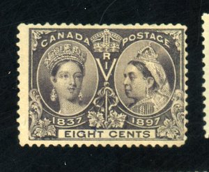 CANADA #56 MINT FVF OG HR TINY THIN Cat $130