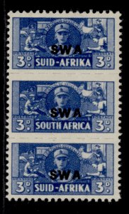 SOUTH WEST AFRICA GVI SG127, 3d blue, M MINT.