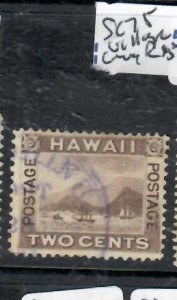 HAWAII 2C      SC 75 VILLAGE CANCEL       VFU       P0529H