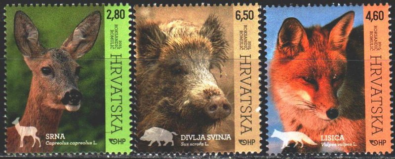 Croatia. 2015. 1172-74. Fauna of Croatia. MVLH. 