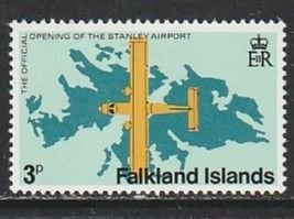 1979 Falkland Islands - Sc 287 - MH VF - 1 single - Stanley Airport