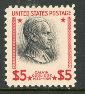 USA 1934 Presidential $5.00 Coolidge Scott 834 Mint G200