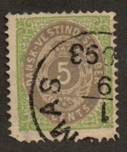 Danish West Indies 8b Used. Inverted frame.