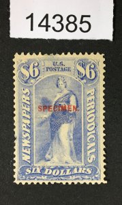 MOMEN: US STAMPS # PR73s SPECIMEN MINT OG H $75 LOT #14385