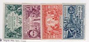 New Caledonia Sc 176-9 MNH set - Expo 1931