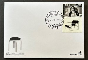 Finland Finnland Finlande 2023 Alvar Aalto architect designer 125 BeePost FDC