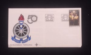 D)1981, SOUTH AFRICA, FIRST DAY COVER, ISSUE, 50TH ANNIVERSARY OF THE AFRIKANE