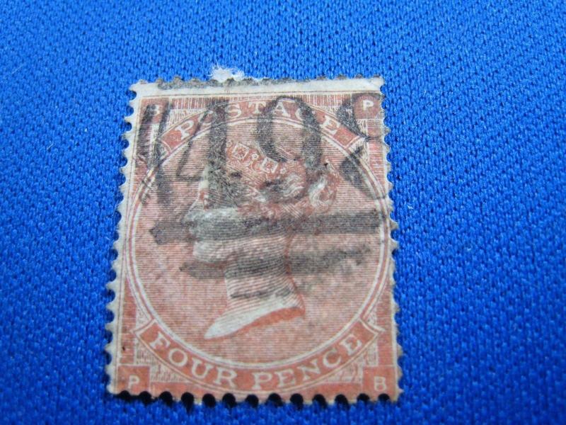 GREAT BRITAIN  -  SCOTT #34  -  Used      (brig)