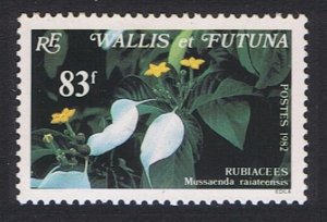 Wallis and Futuna Orchids Mussaenda Raiateensis 83f 1982 MNH SC#286 SG#399