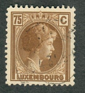 Luxembourg #175 used single