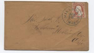 1850s Hillsdale MI #11A cover [h.4713]