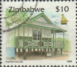 Zimbabwe,#735 Used,  From 1995-96,  CV-$1.75