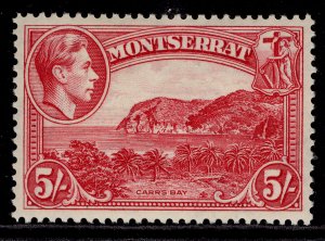 MONTSERRAT GVI SG110, 5s rose-carmine, M MINT. Cat £50.