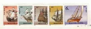 Hungary Sc 3130-4 MNH SET of 1988 -Ships