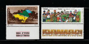 Israel 920-921 With Tabs Sets MNH Various (B)