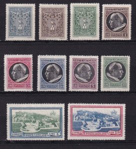 1945 - VATICAN - Scott #91-98, E5-E6 - MNH **