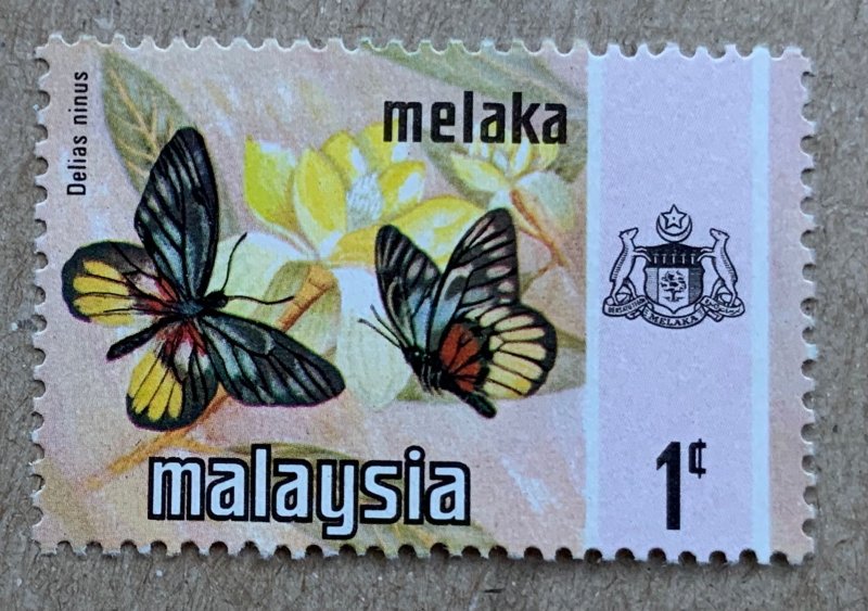Malacca 1971 1c Butterflies, MNH. Scott 74, CV $0.60. SG 70