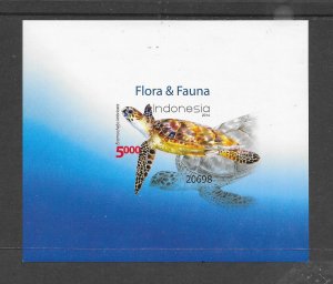 INDONESIA #2396  TURTLE S/S MNH