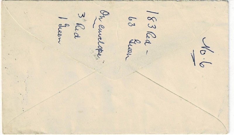 Guernsey 1942 St. Peter Port cancels on adversity envelope