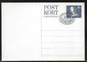 Sweden Postal Stationery Postcard Facit 69 FD Cancel