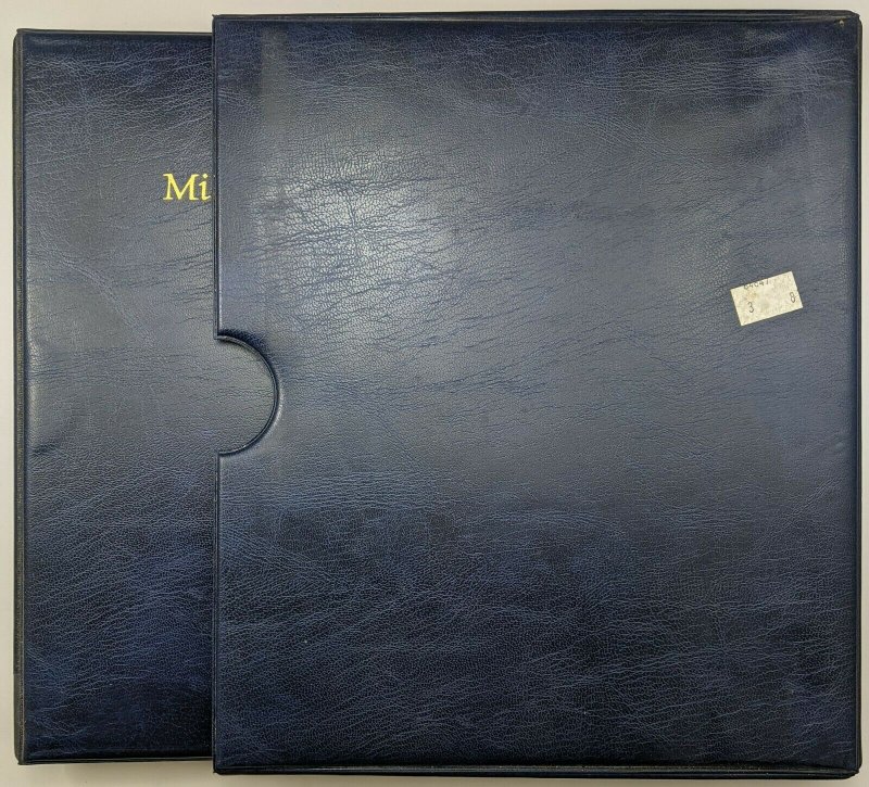 Royal Mail Millennium Collection Album In Slipcase Ring Binder, Sleeves & Leaves 