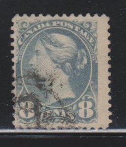 Canada, Queen Victoria 8c  (SC# 44a) Used