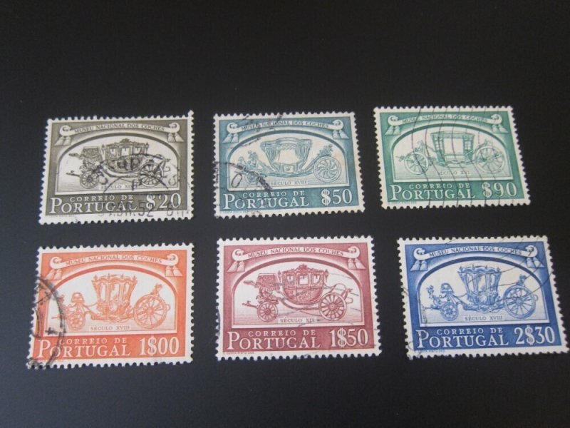 Portugal 1952 Sc 740-43,745-46 FU