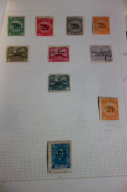 Fiume Stamps mint & used Early 1900's on album pages Clean