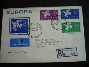 Europa 1962 - Cyprus - Set - First Day Cover