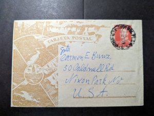 1957 Argentina Cover Buenos Aires to Nixon Park NJ USA