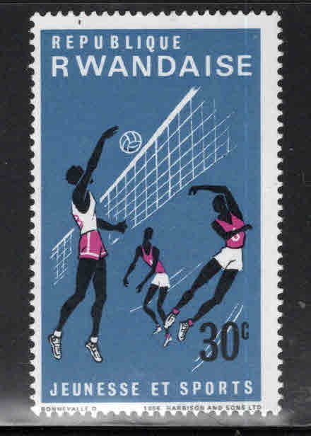 RWANDA Scott 166 MH* Socer stamp