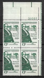 1968 Sc1380 Daniel Webster MNH PB4