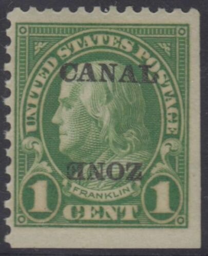 USA CANAL ZONE 1924-25 Sc 71b ZONE INVERTED HINGED MINT SCV$350.00 