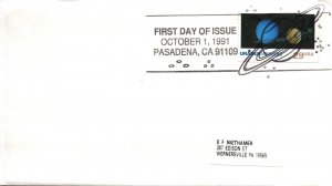 US FIRST DAY COVER SPACE EXPLORATION URANUS VOYAGER 2 (1991)