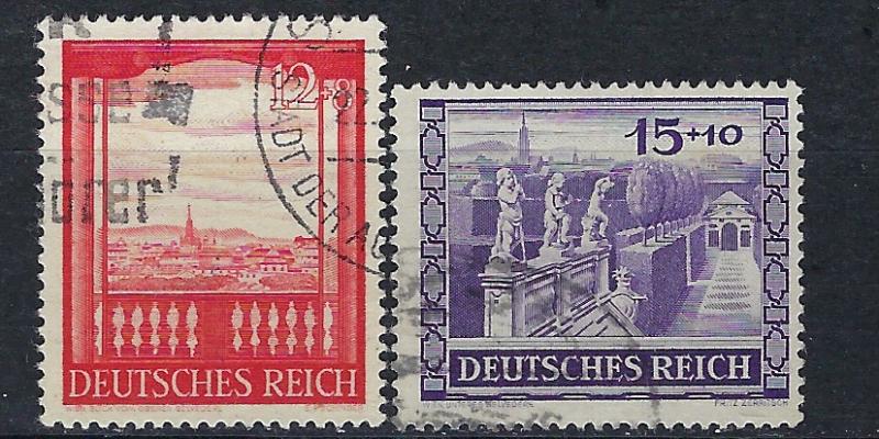 Germany Reich Scott # B198 - B199, used