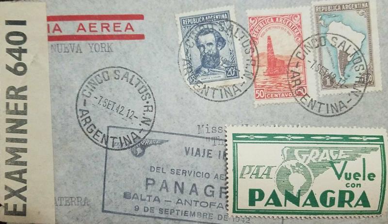 vtadc.O) 1942 ARGENTINA - OIL WELL SCOTT A144 50c - PETROLEUM, MARTIN GUEMES SC.