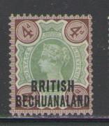 Bechuanaland Protectorate Sc 35 1891 4d Victoria stamp mint