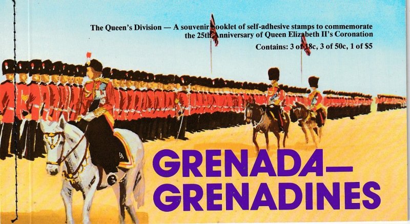 Grenada Grenadines 274 Souvenir Booklet MNH Queen Elizabeth Coronation Anniversa