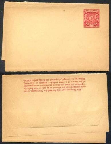 British East Africa QV 1 Anna Red Newspaper Wrapper Mint 