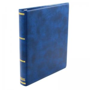 Stanley Gibbons Universal 22-Ring Album with 40 White Quadrille Pages R3861 Blue