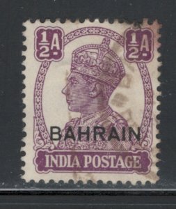 Bahrain 1944 Overprint 1/2a Scott # 39 Used