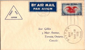 United States, Ohio, United States First Day Cover, Foreign Destinations