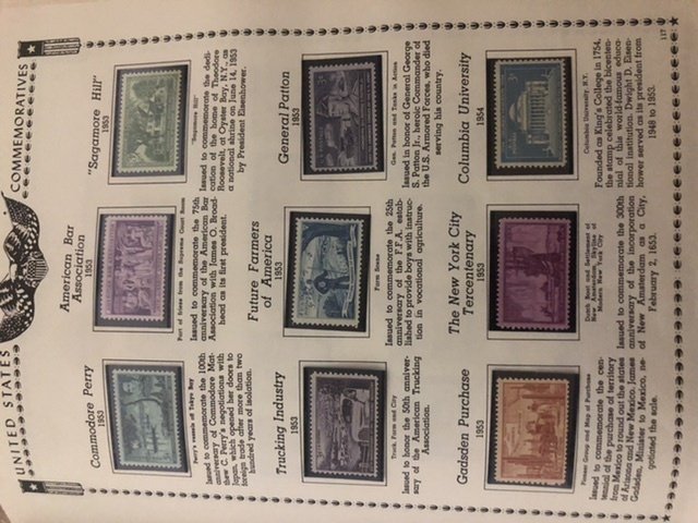 The All American Stamp Album Mint Stamps Very Nice Starts At 1933 Almost Full