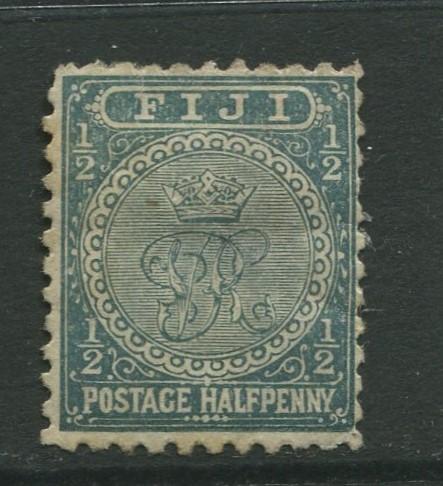 Fiji - Scott 53 - Crest - 1892 - MH - 1/2p Stamp