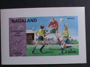 NAGALAND-1972 OLYMPIC GAMES MUNICH'72-SCOUT DAYS OVPT. WITH LOCO MNH IMPERF